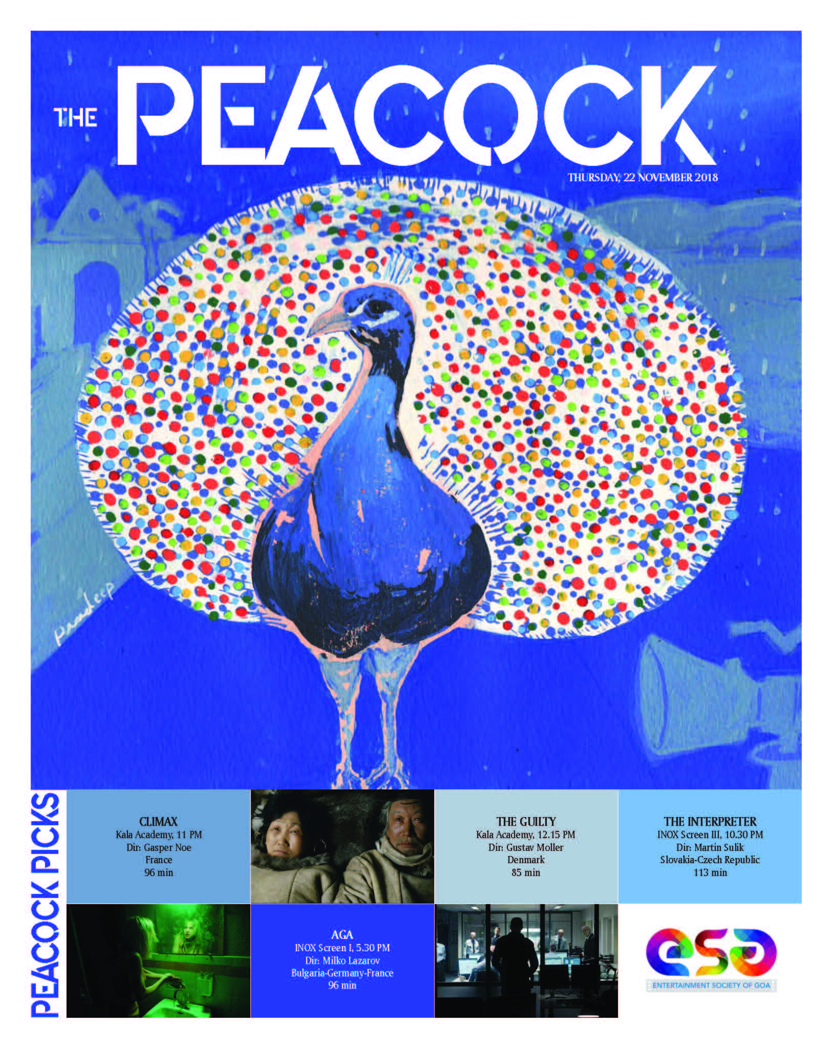 The Peacock - Issue 3 - 22-11-2018