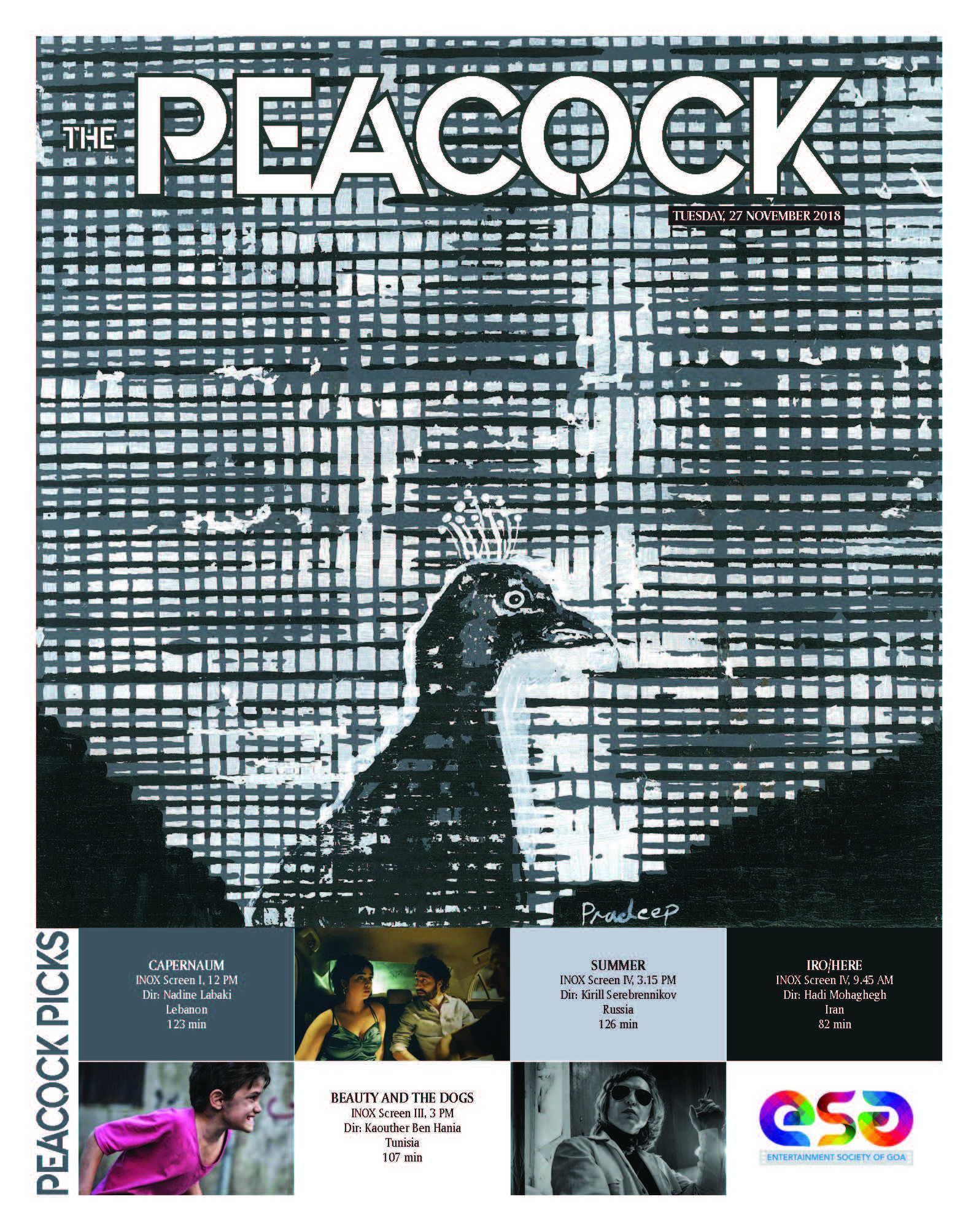 The Peacock - Issue 8 - 27-11-2018